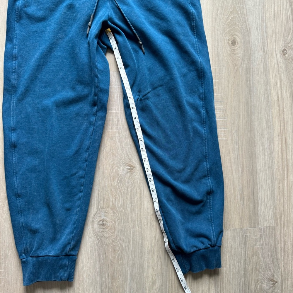 Joy Lab Sweat Set Hoodie Joggers Women’s Small Blue Acid Wash Thumbholes - Picture 12 of 14